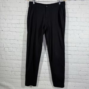 Lululemon ABC Commission Pant Slim Men Size 32x31 Black Stretch Chino Preppy